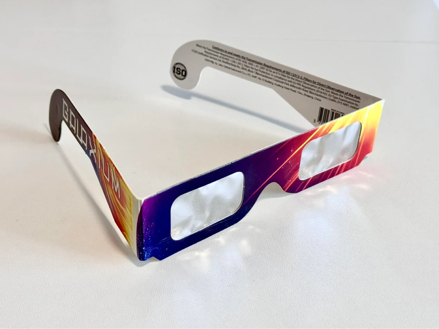 Eclipse Glasses - ISO Certified, Scratch Resistant Lenses