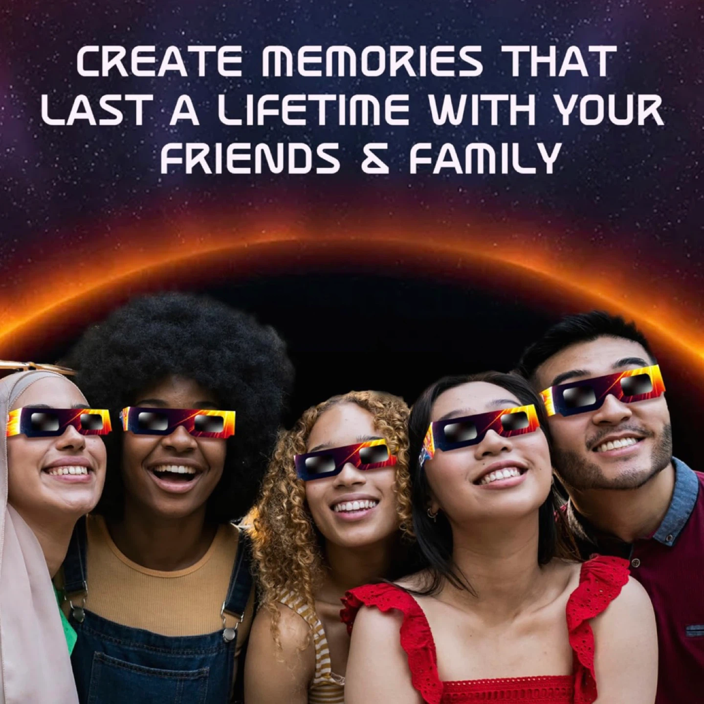 Eclipse Glasses - ISO Certified, Scratch Resistant Lenses - photo 3