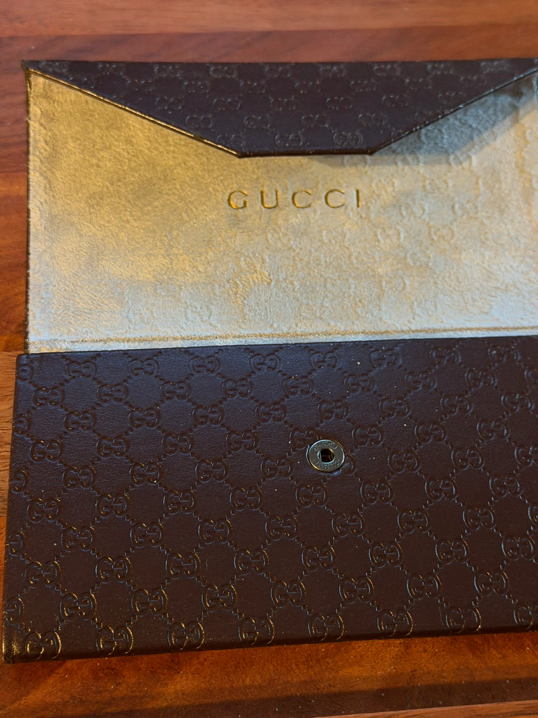 Gucci Brown GG Monogram Sunglasses Case - photo 2