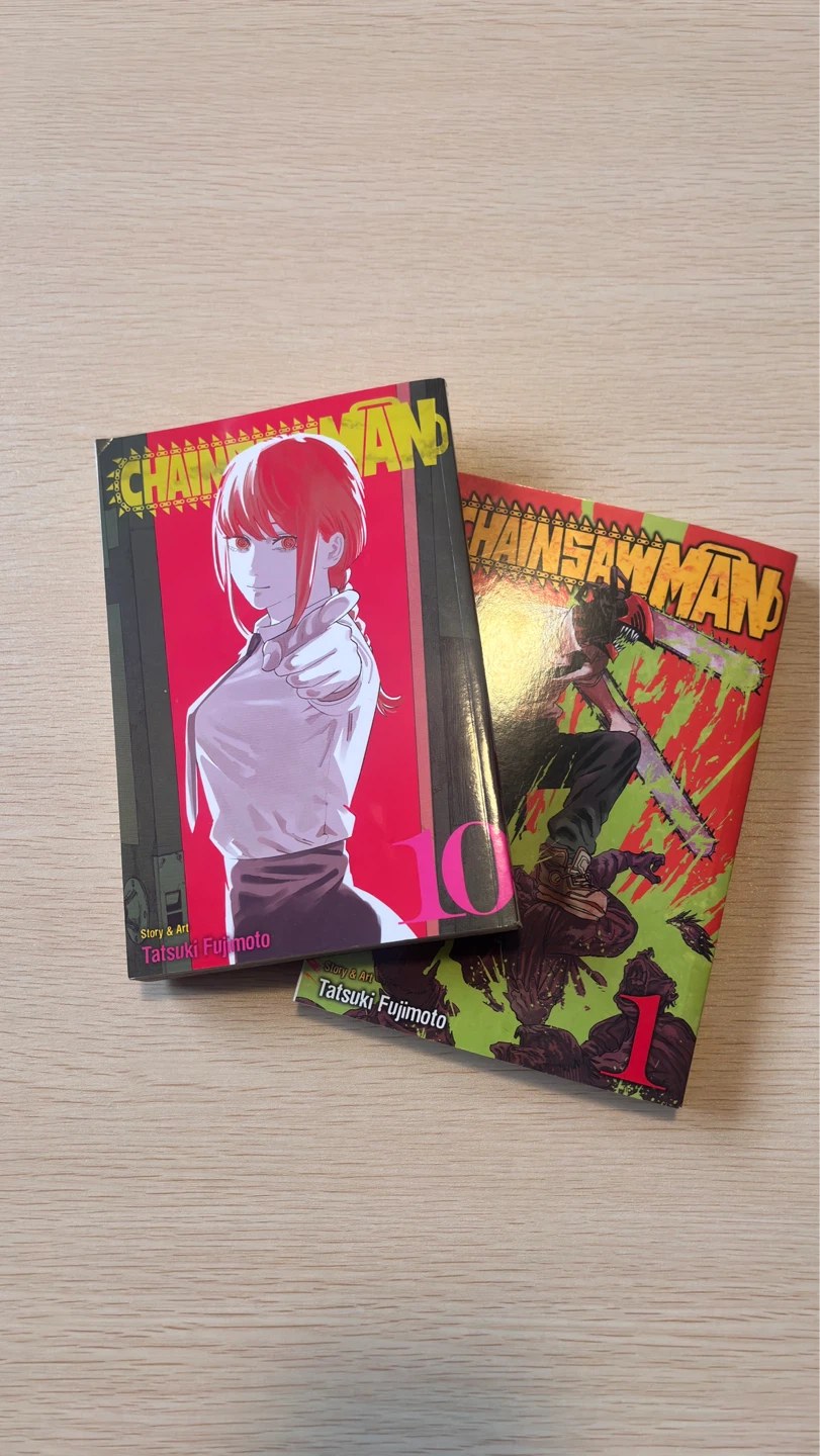Chainsaw Man Manga Volumes 1 & 10