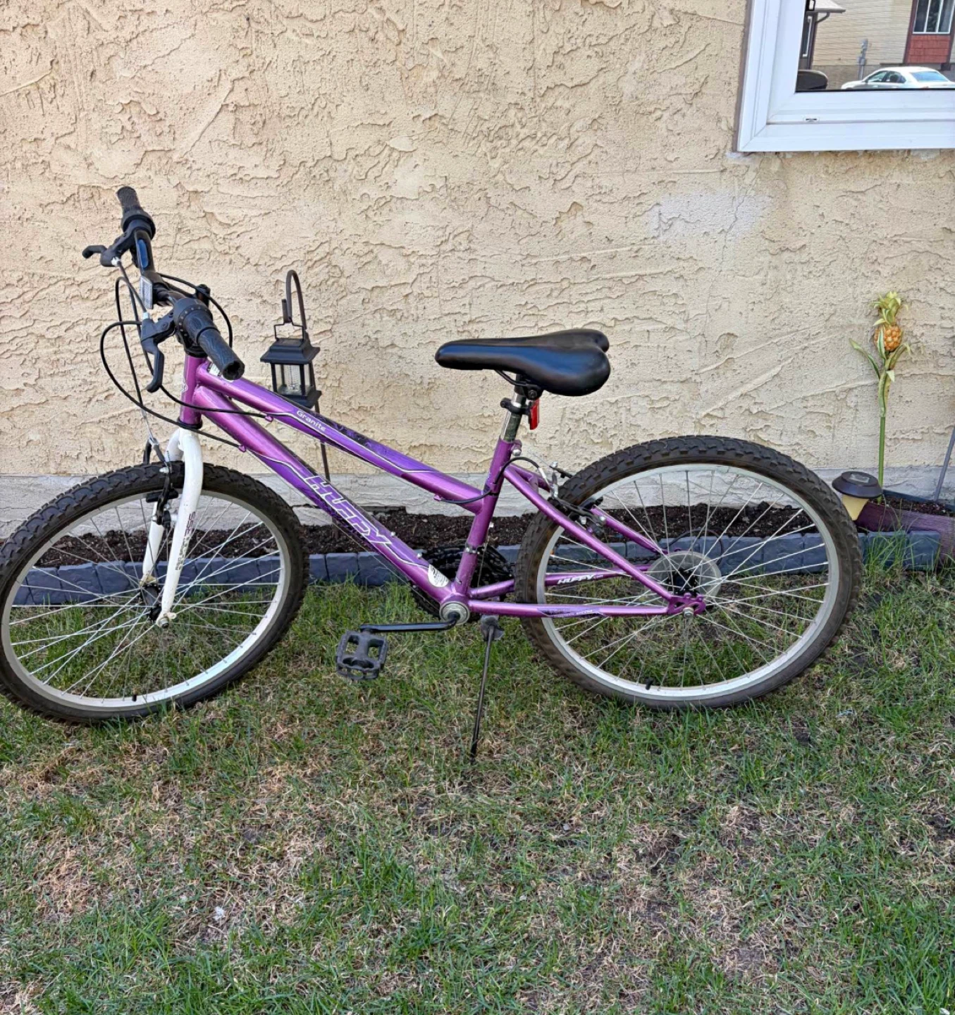 Purple Huffy Granite Mountain Bike