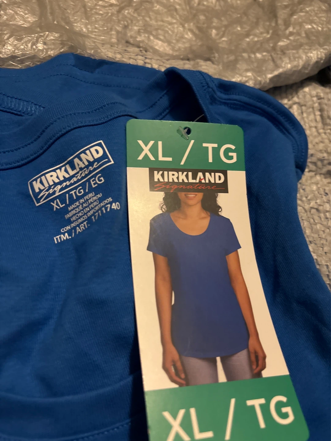 Kirkland Signature Ladies Pima Cotton T-Shirts (2 Pack) - XL/TG - photo 3