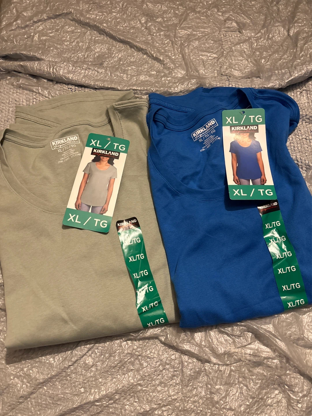 Kirkland Signature Ladies Pima Cotton T-Shirts (2 Pack) - XL/TG