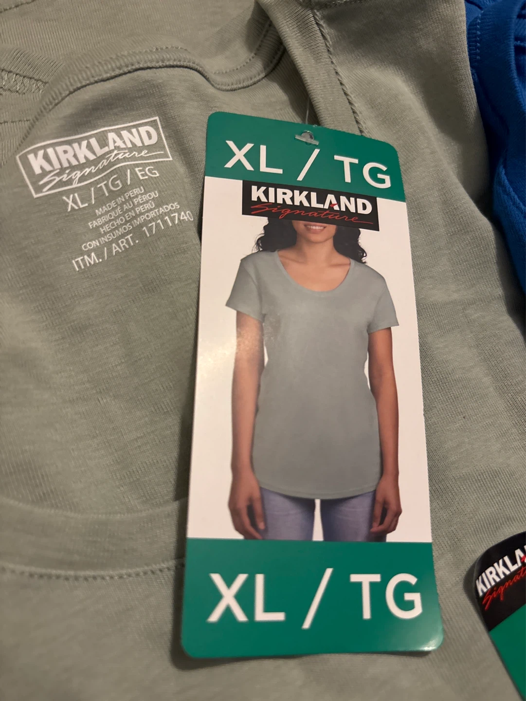 Kirkland Signature Ladies Pima Cotton T-Shirts (2 Pack) - XL/TG - photo 2