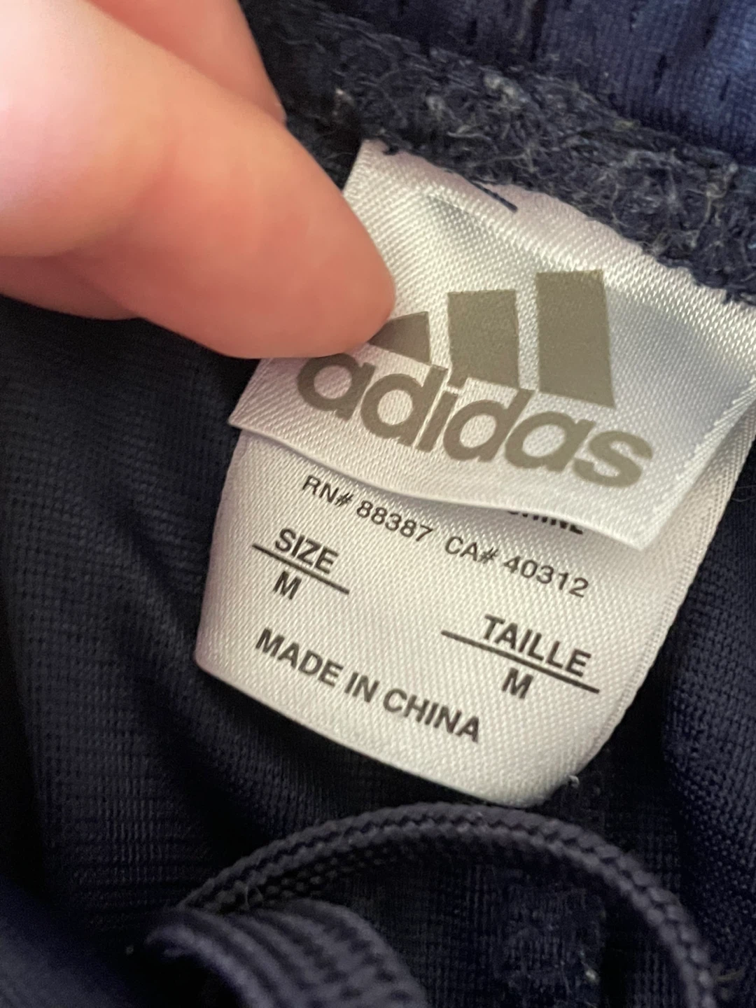 Adidas Navy Blue Athletic Shorts - Size M - photo 2