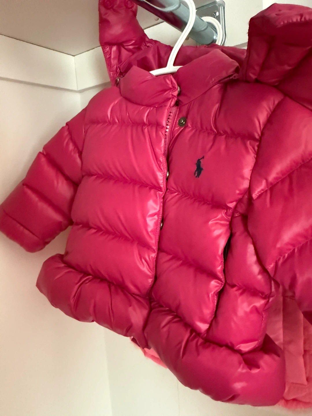 Ralph Lauren Puffer Jacket - Pink - 9M