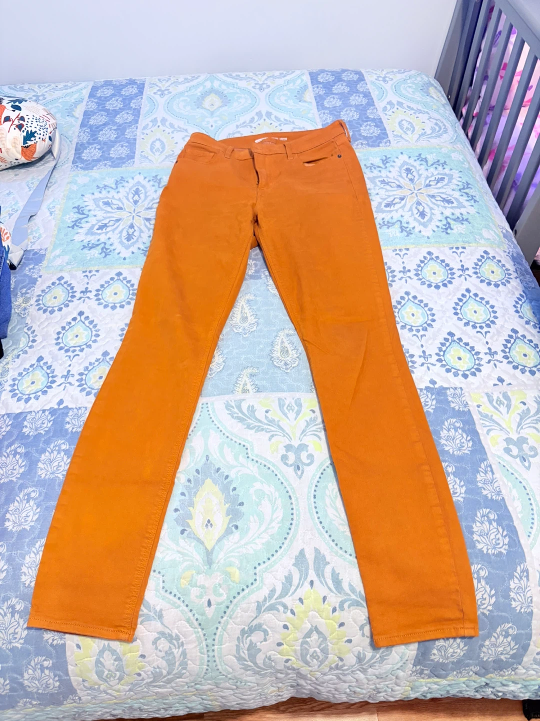 Orange Levi's Women's Jeans Size 27