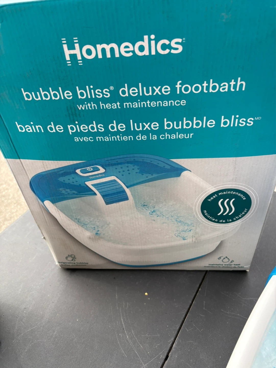 HoMedics Bubble Bliss Deluxe Footbath with Heat - photo 3