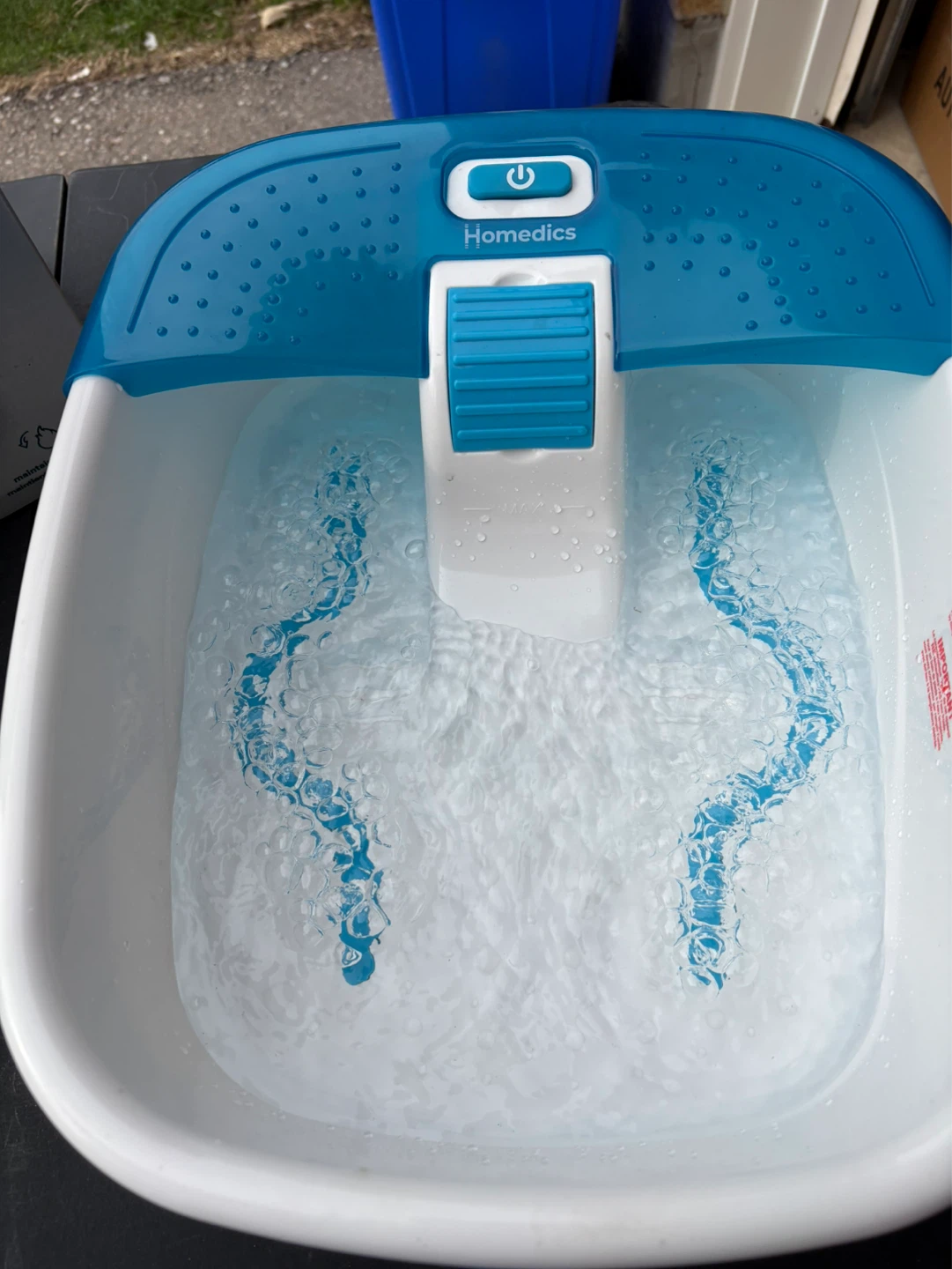 HoMedics Bubble Bliss Deluxe Footbath with Heat - photo 2