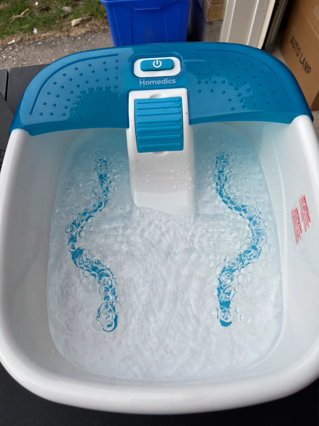 HoMedics Bubble Bliss Deluxe Footbath with Heat