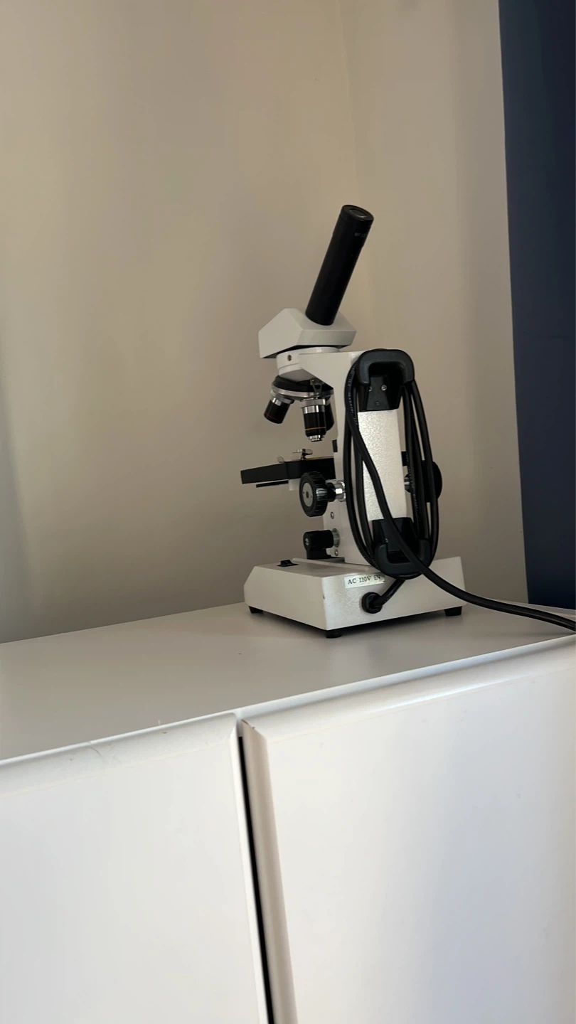 White Compound Microscope - photo 5