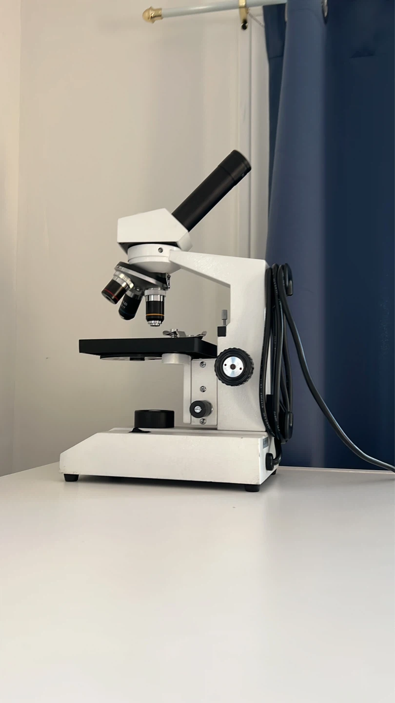 White Compound Microscope