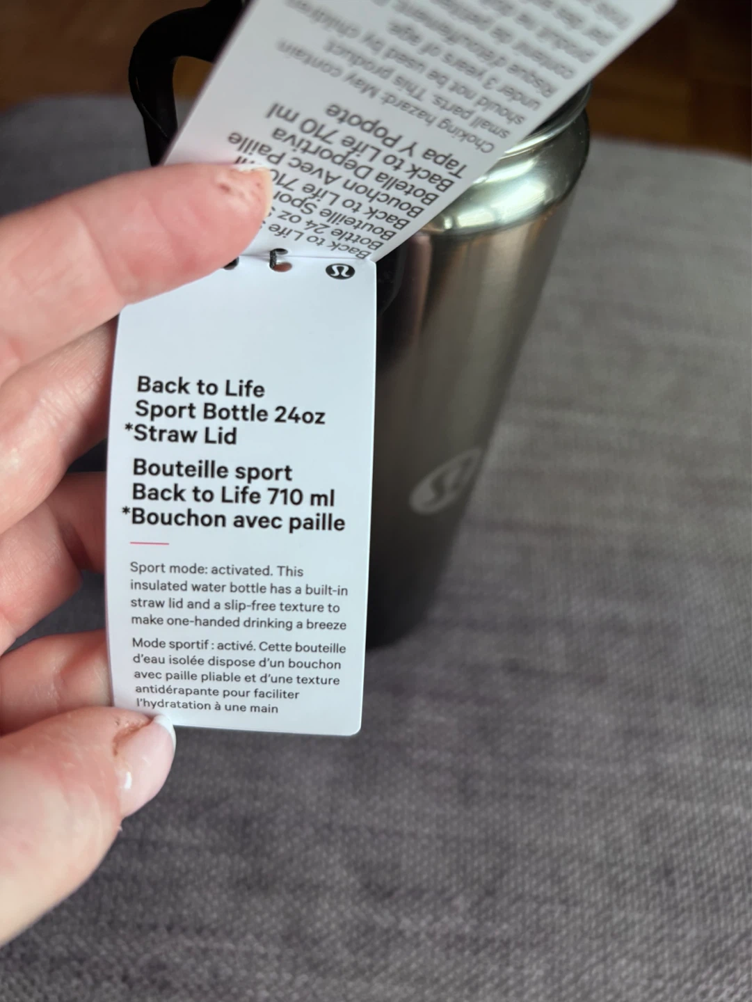 Lululemon Back to Life Sport water Bottle 24oz - photo 3