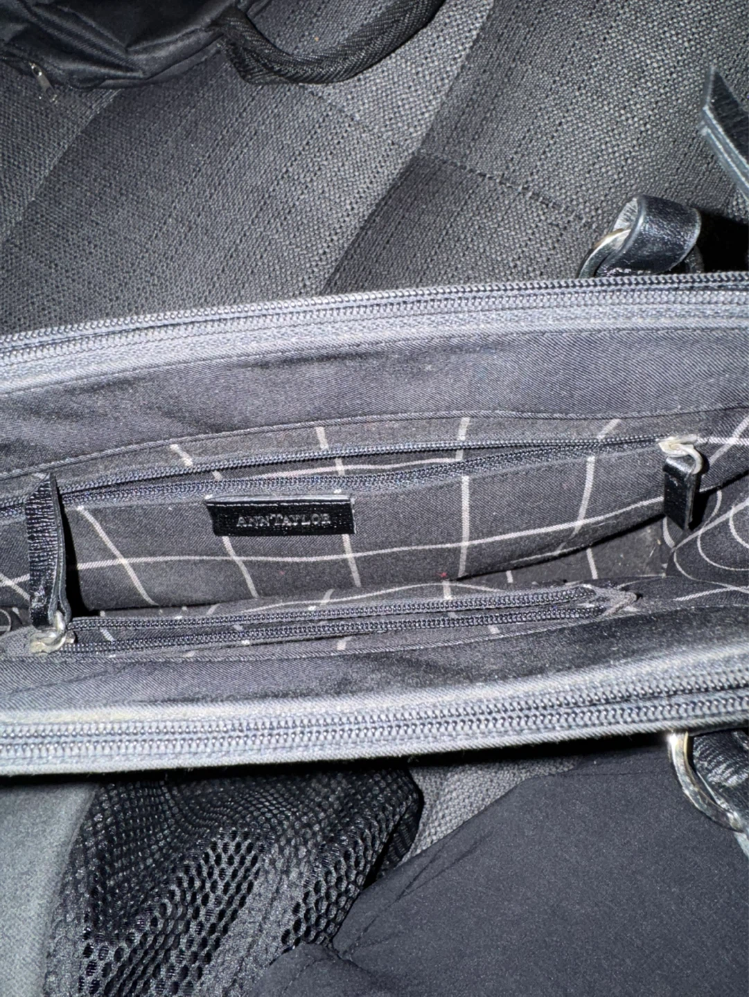 Ann Taylor Black Tote Bag - photo 3