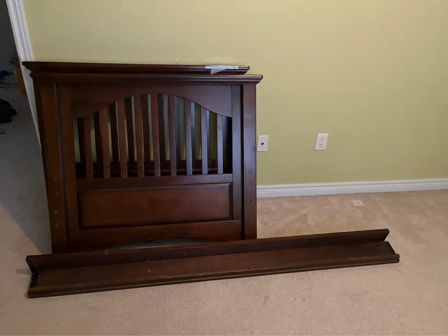 Wooden bunker Bed Frame with Drawers and mattress - photo 2