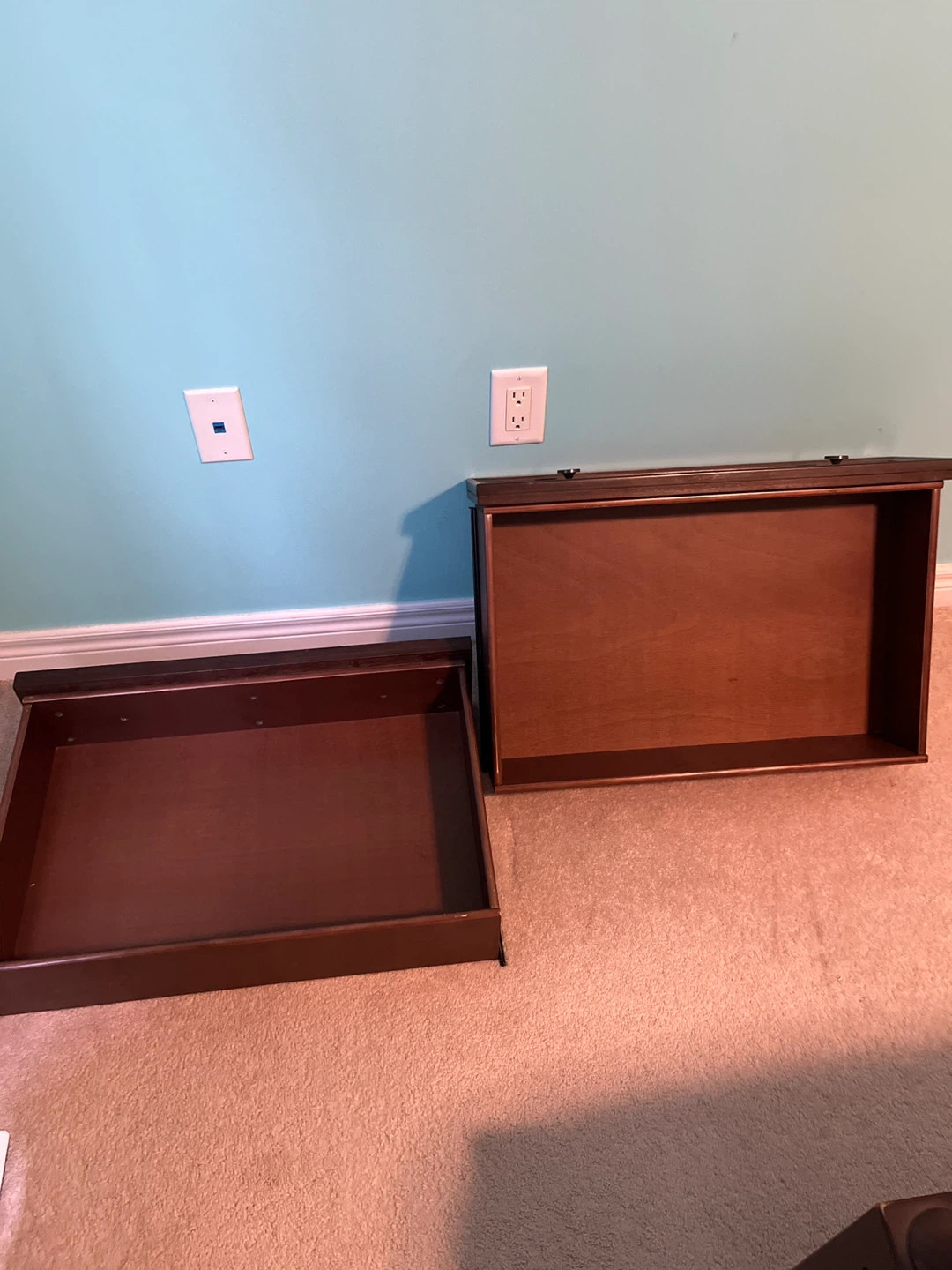 Wooden bunker Bed Frame with Drawers and mattress - photo 5