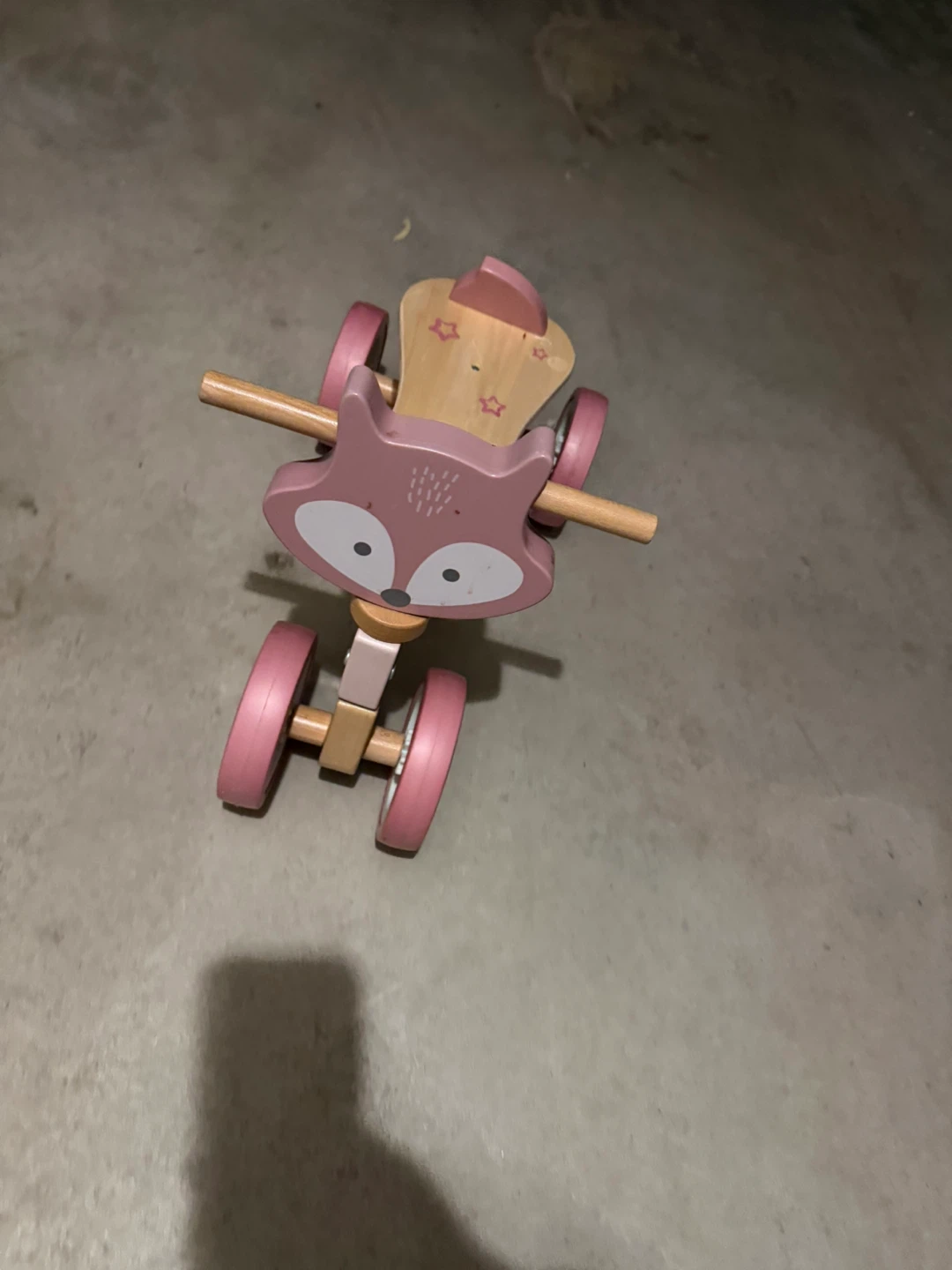 PolarB Pink Fox Wooden Balance Bike - photo 2