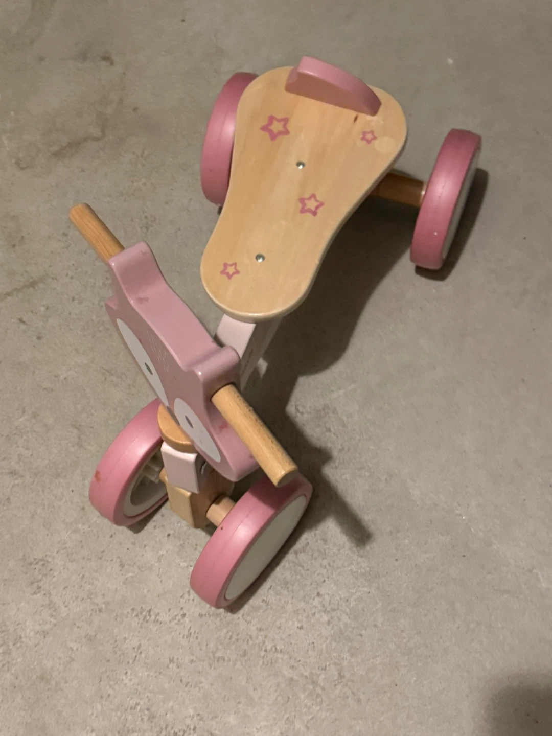 PolarB Pink Fox Wooden Balance Bike - photo 3