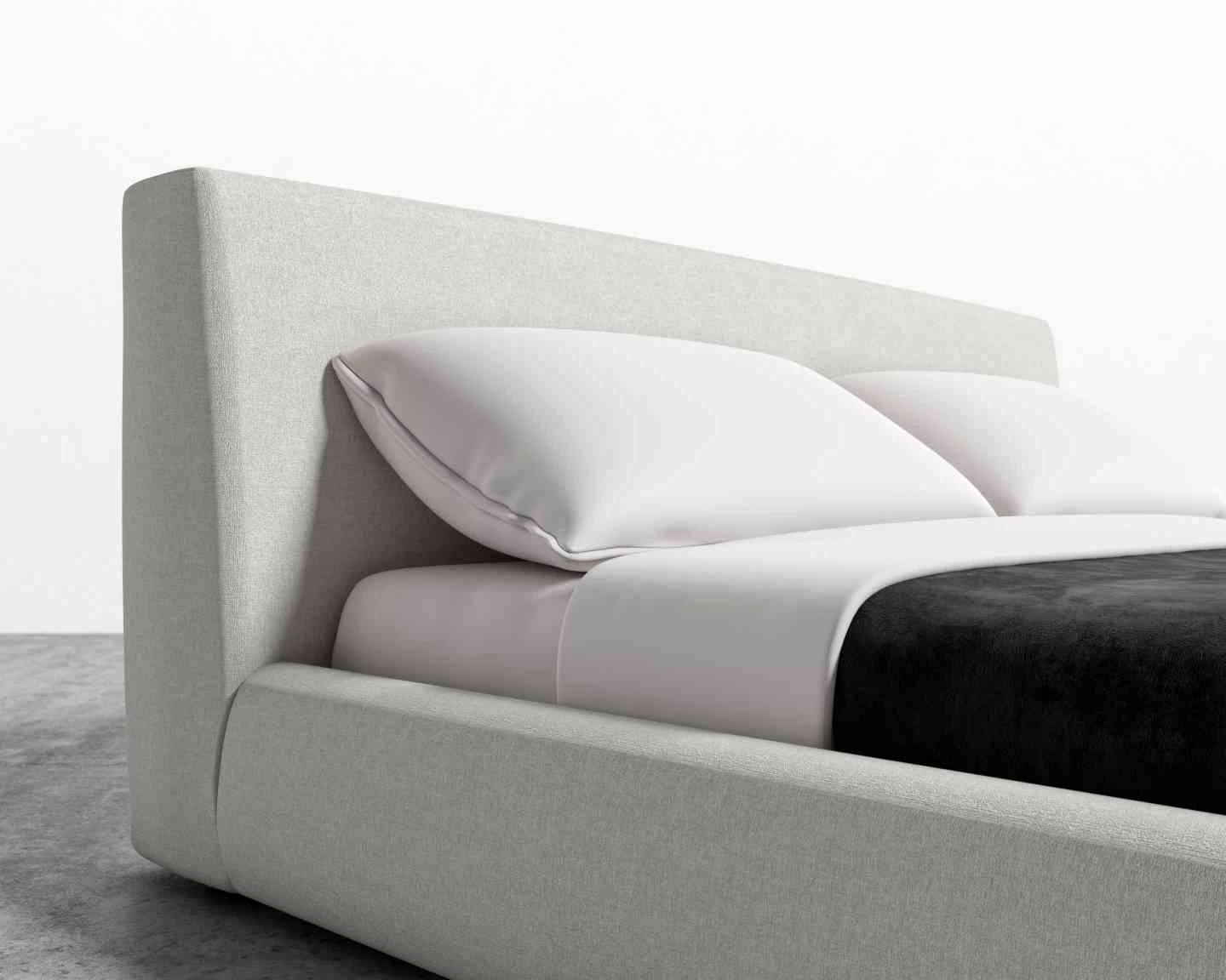 Modern Upholstered Platform Bed  - Queen Size - photo 4