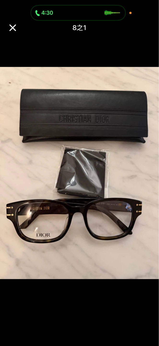 Christian Dior Signature O S1F Eyeglasses - Tortoiseshell
