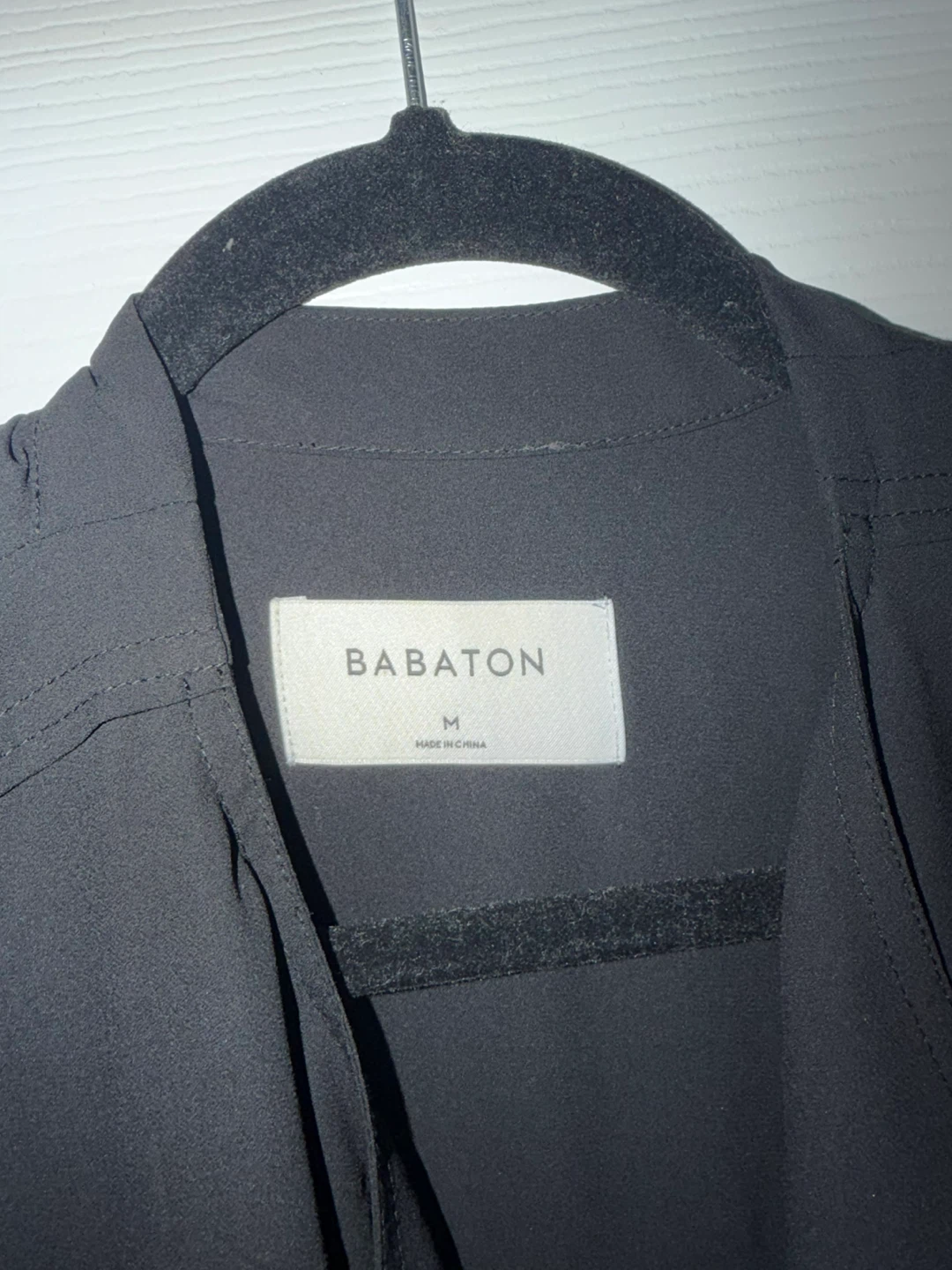 Babaton Black Open Front Drape Cardigan - Size Medium - photo 2