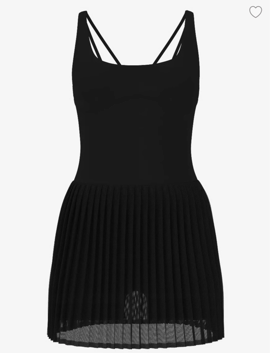 VS Black Pleated Tennis Dress