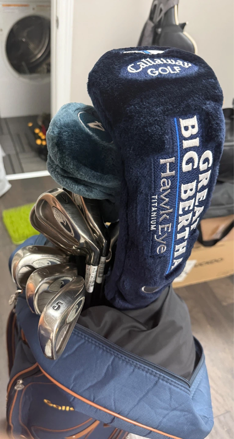 Callaway Titanium Golf Club Set with Bag