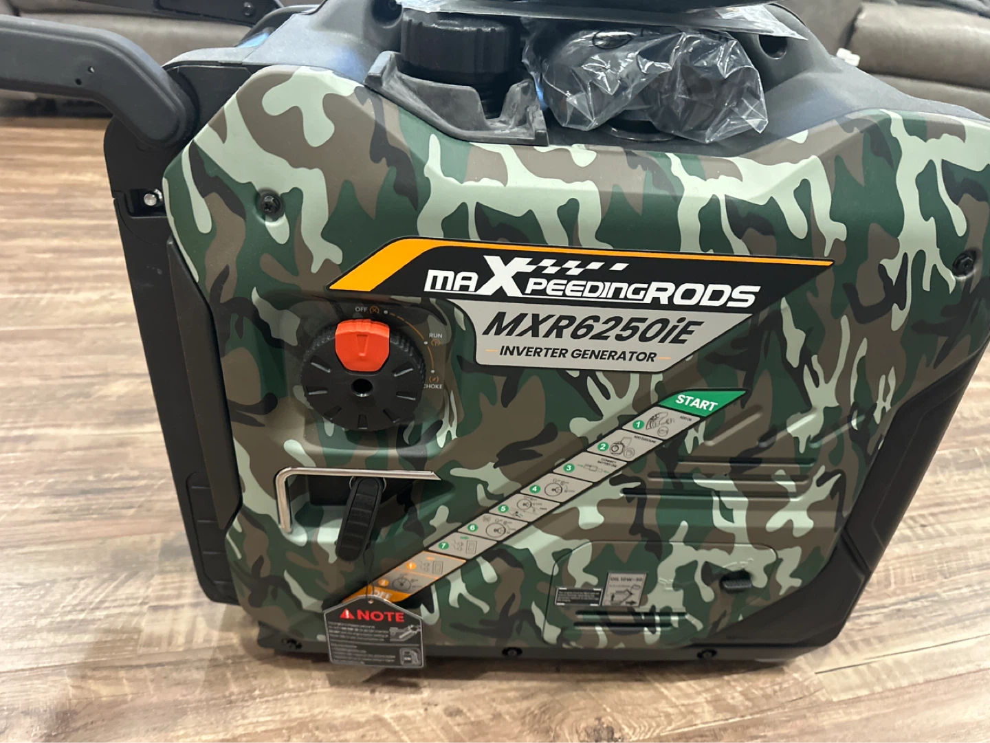 MAXPEEDINGRODS MXR6250IE Inverter Generator - photo 4