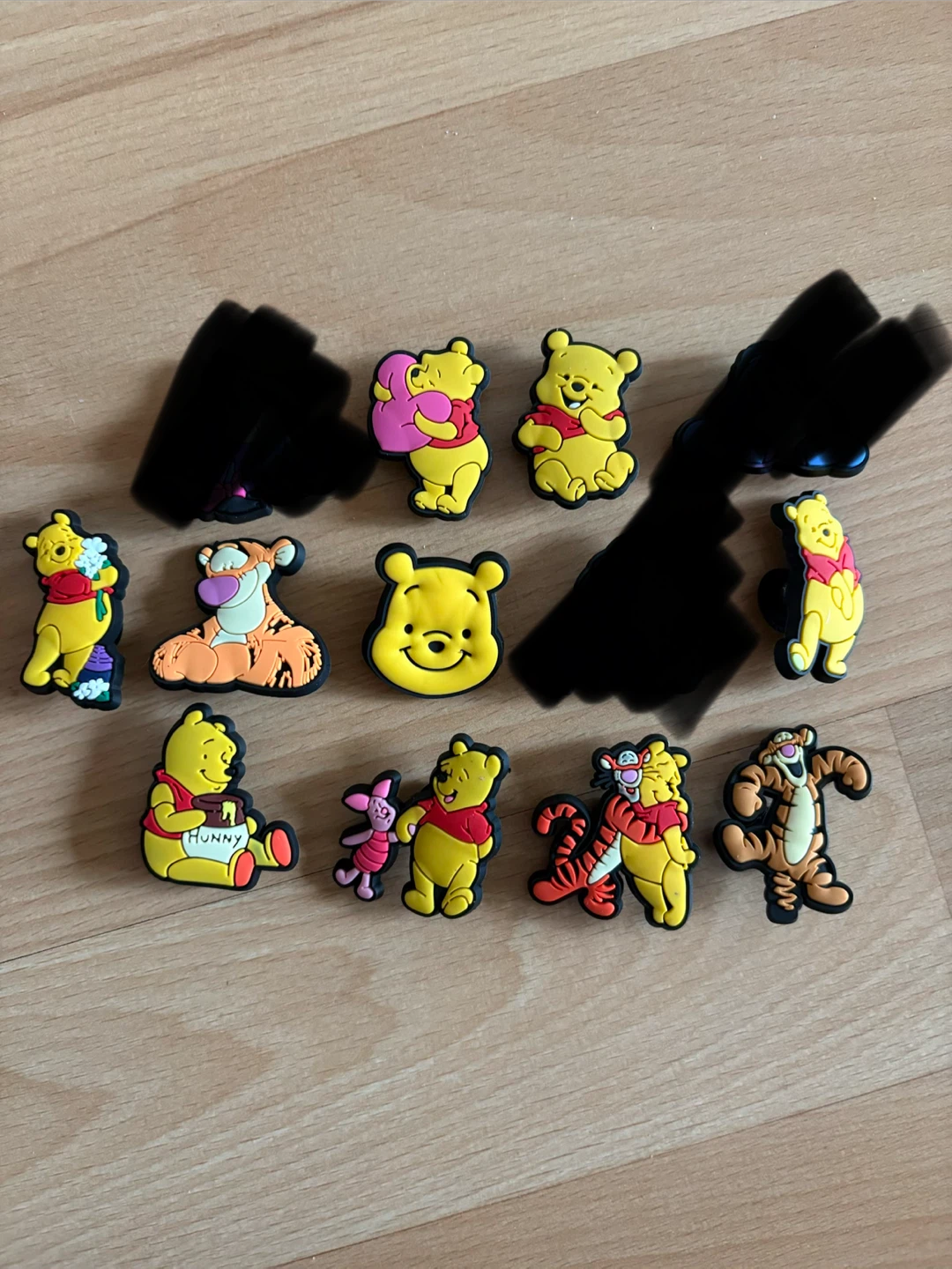 Winnie the Pooh Crocs Charms/ gibbitz $2 each