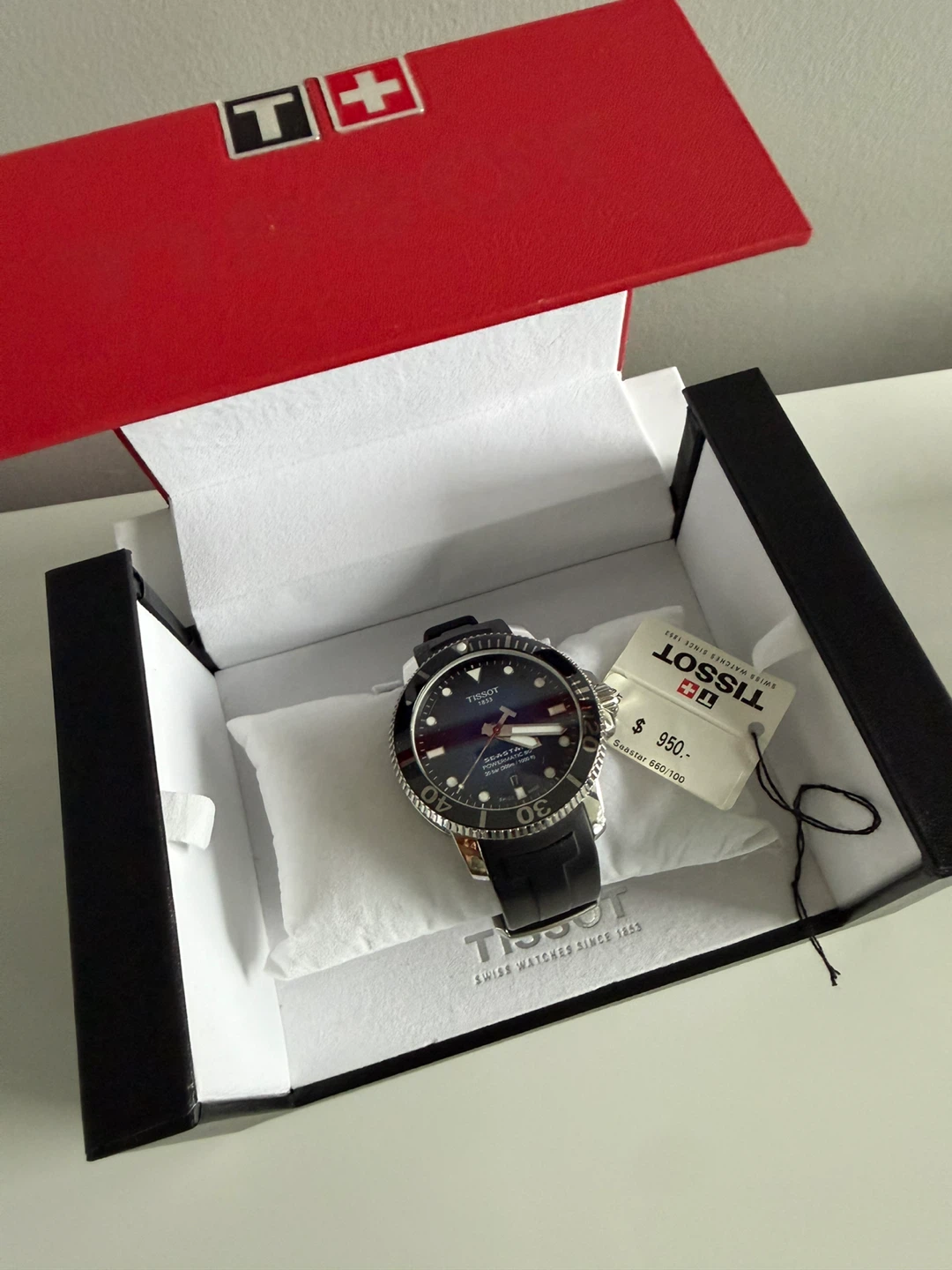 Tissot Seastar 660/1000 SS Watch (Blue Gradient) - photo 2