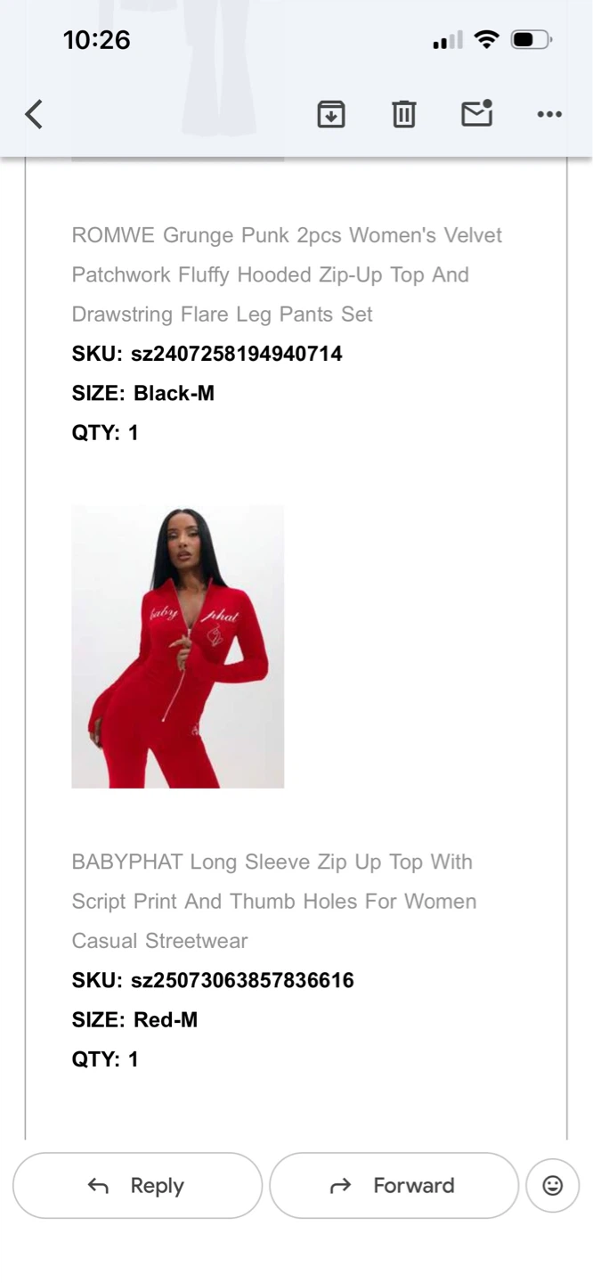 Baby Phat Long Sleeve Zip-Up Top - Red - photo 2