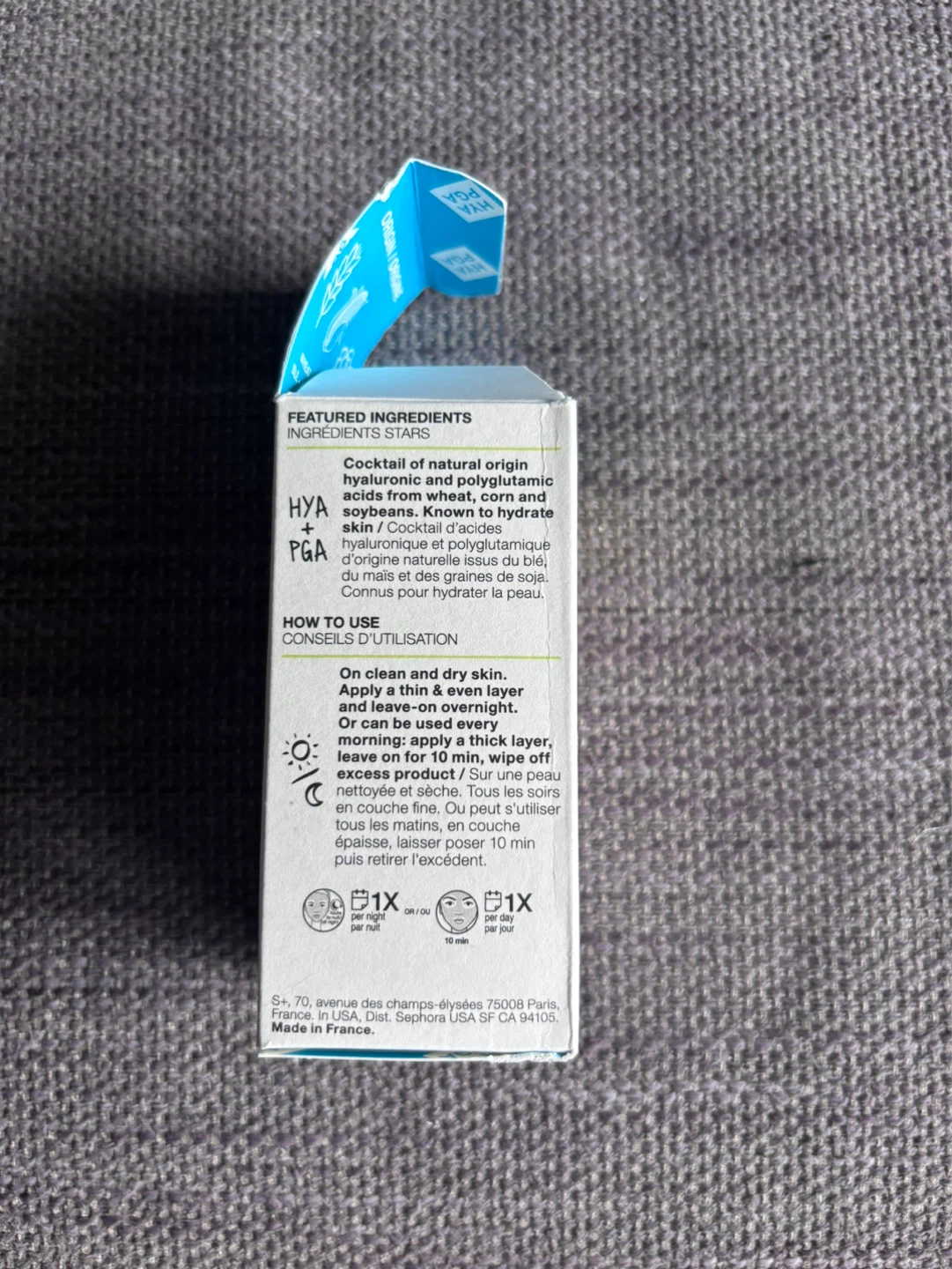 Never used. Sephora Hya + PGA Overnight Hydrating Mask - 50 ml - photo 2
