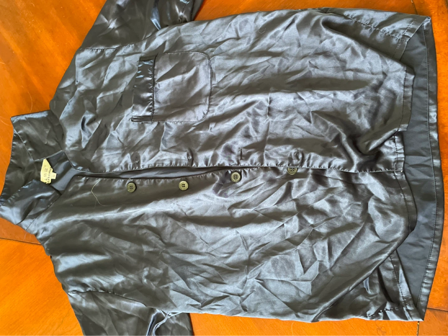 Satin Pajama Shirt Size L