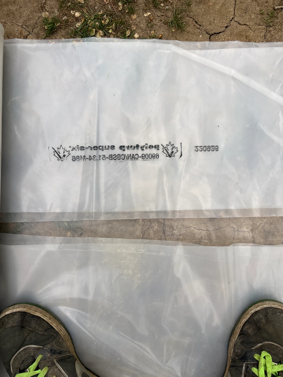 3/4 a roll of 8ft Polyurethane vapour barrier - photo 3