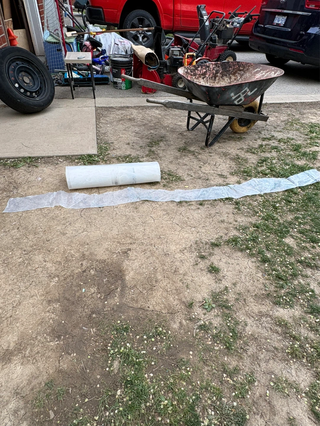 3/4 a roll of 8ft Polyurethane vapour barrier - photo 2