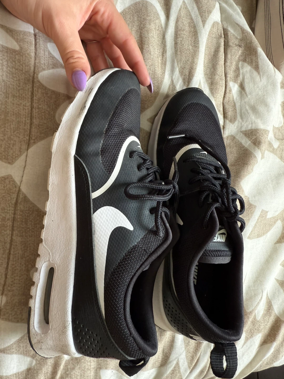 Nike Air Max Thea Women's Running Shoes - Black - photo 2
