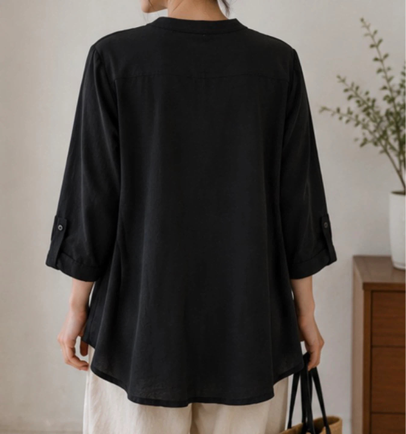 Brand new) Black Floral Lace Blouse - photo 2