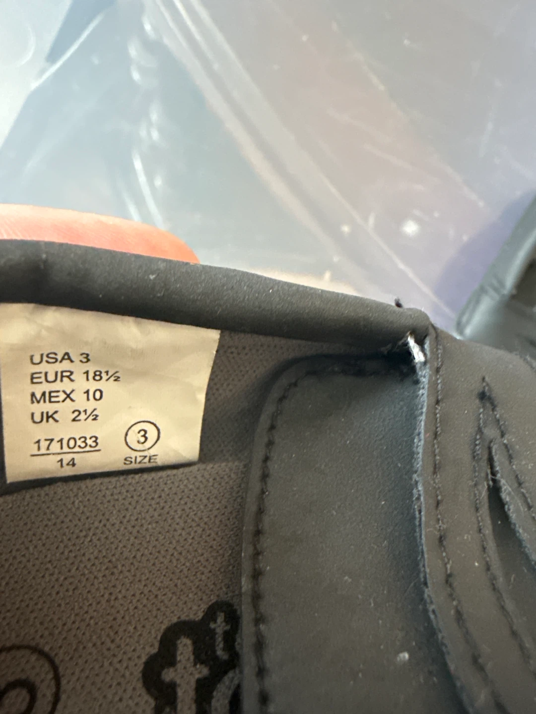Black Baby Loafers Size 3 - photo 2