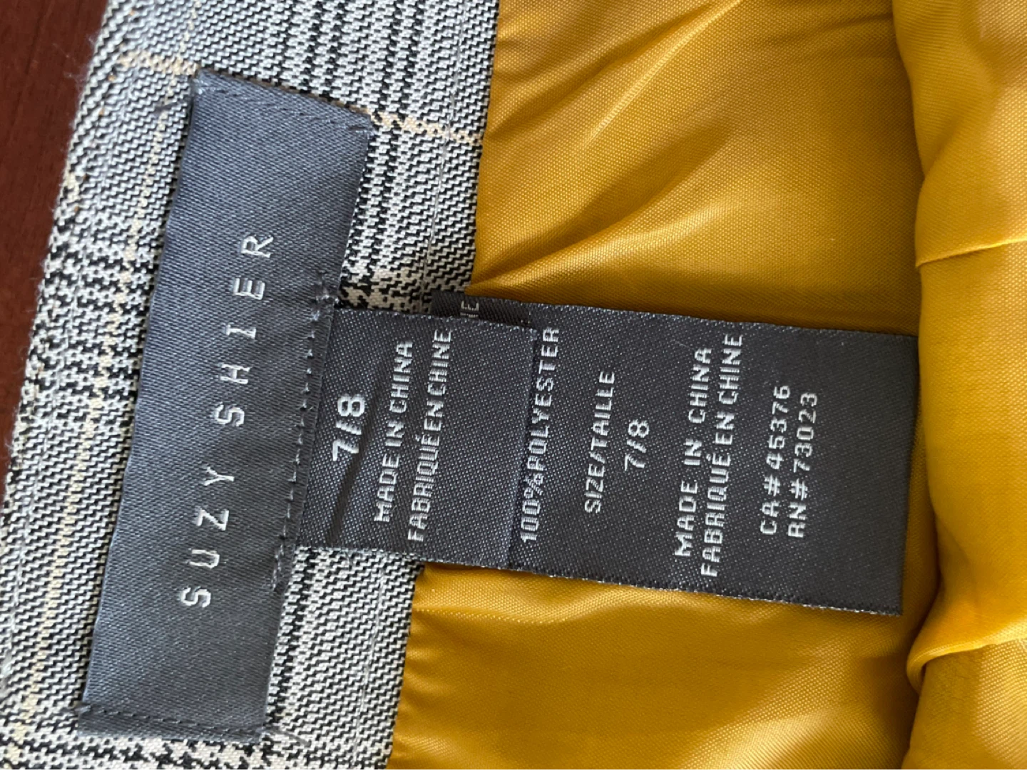 Suzy Shier Plaid Skirt - Size 7/8 - photo 2
