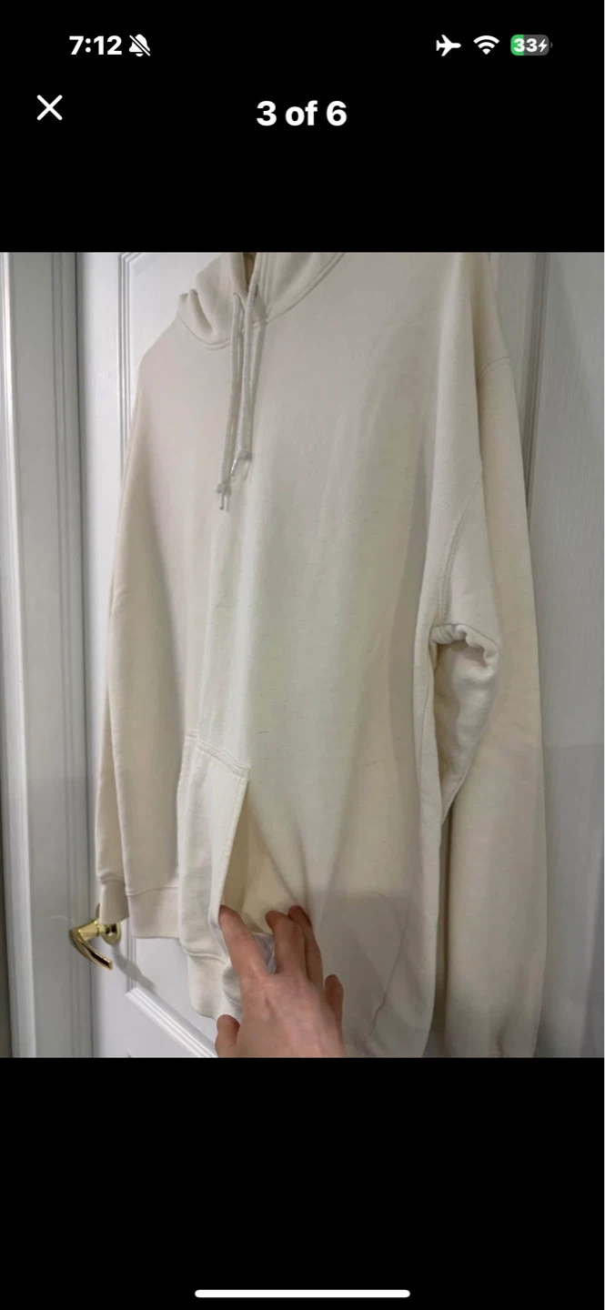 Forever 21 women’s cream hoodie size L - photo 5