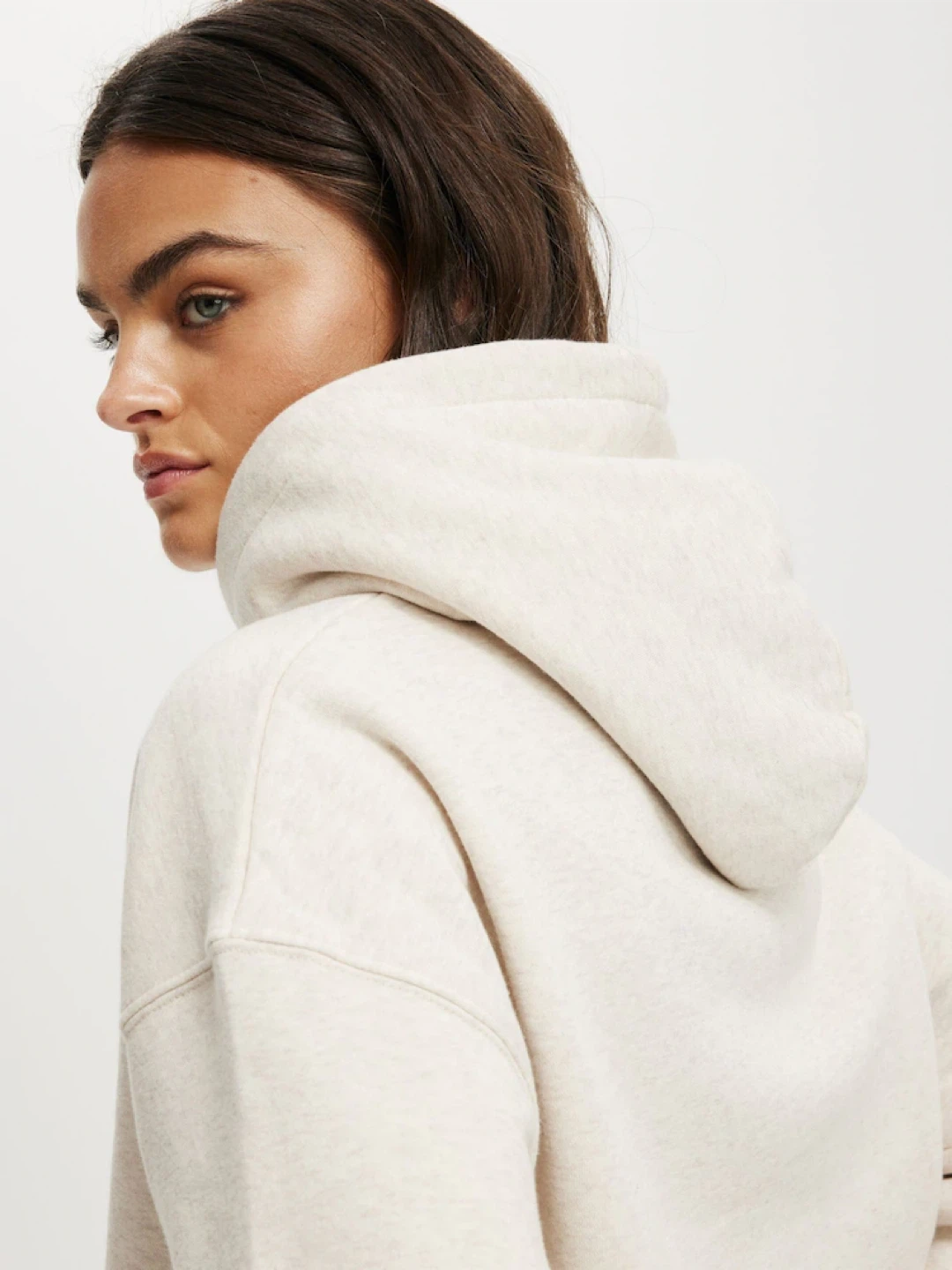 Forever 21 women’s cream hoodie size L - photo 3