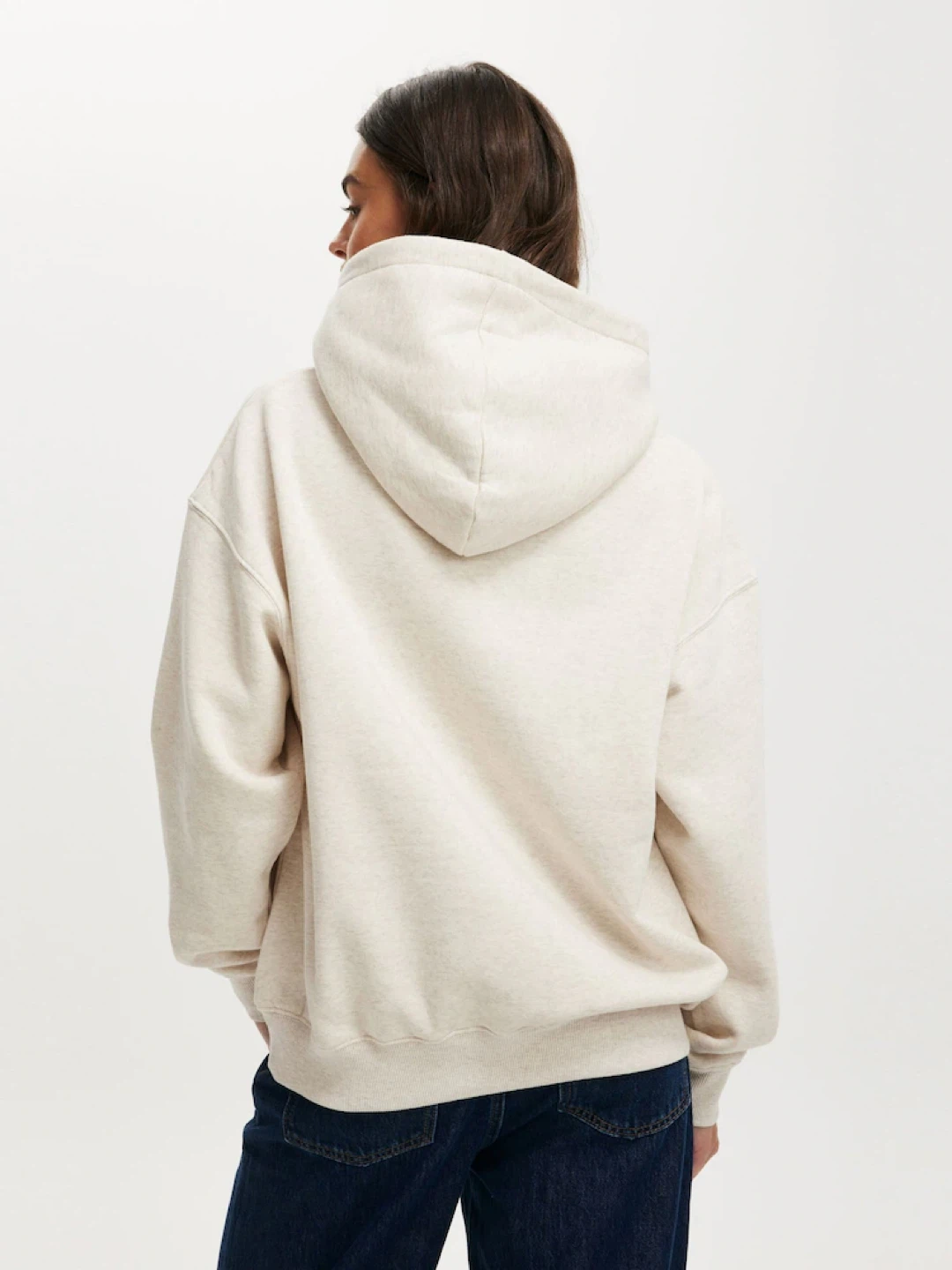 Forever 21 women’s cream hoodie size L - photo 2
