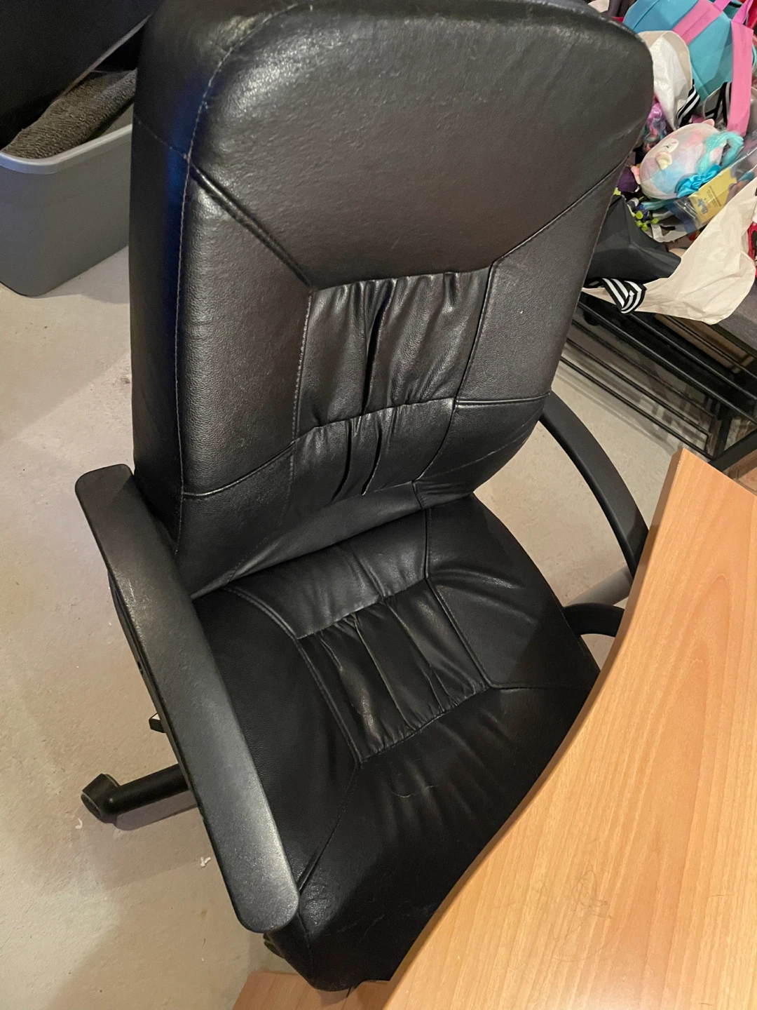 Black Office Rolling Computer Chair