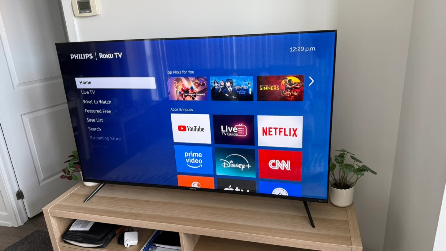 LIKE NEW (2 Months) - 55" Philips 4K UHD Roku Smart TV