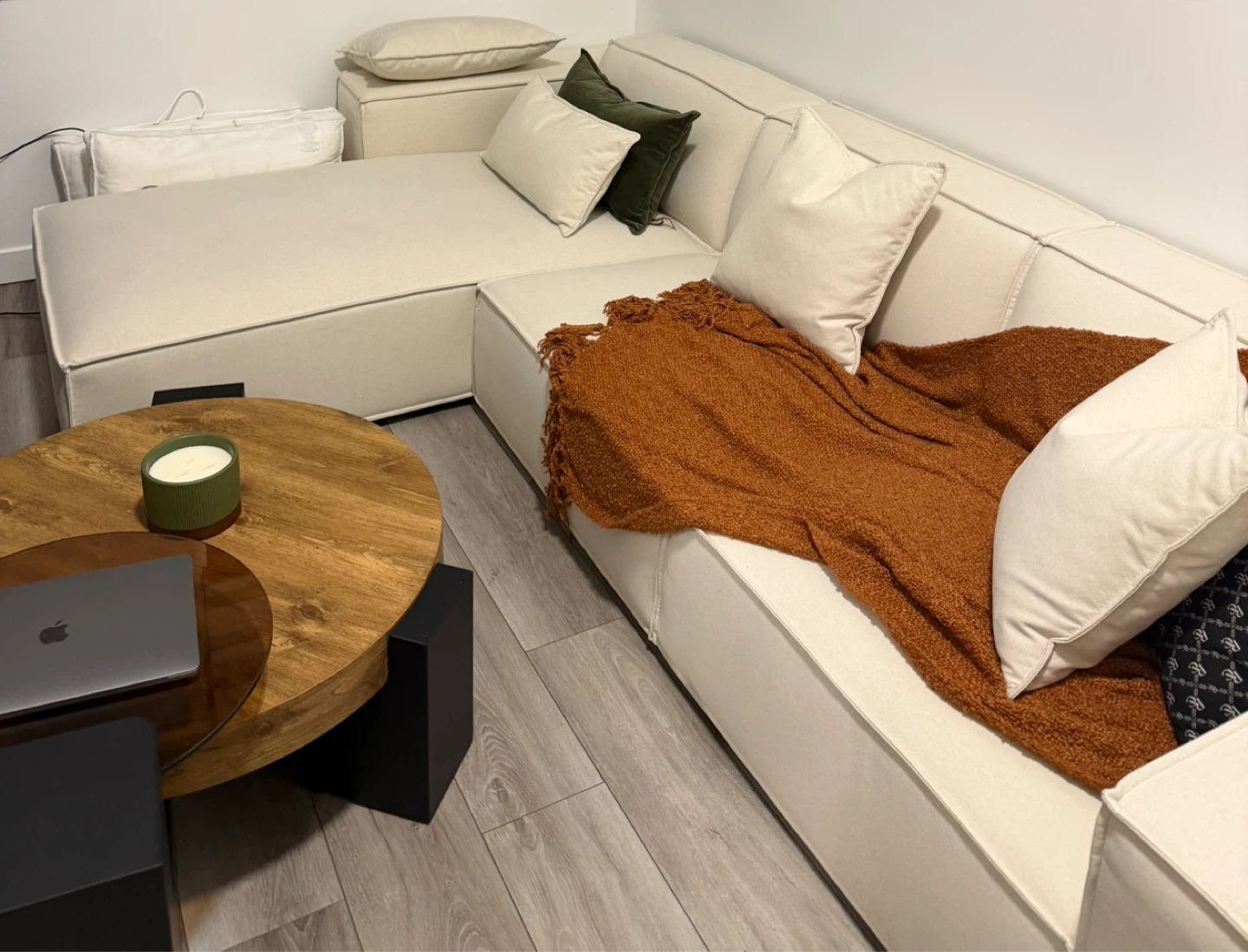 Modular Sectional Sofa - Light Beige