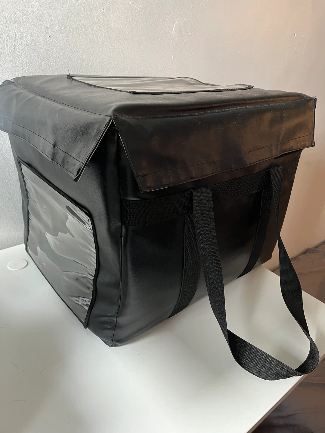 Black Insulated Food Delivery Bag - photo 2