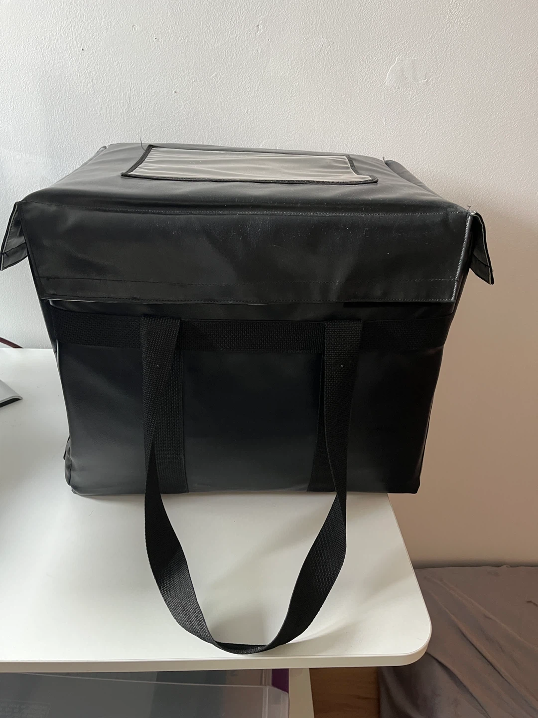 Black Insulated Food Delivery Bag - photo 3