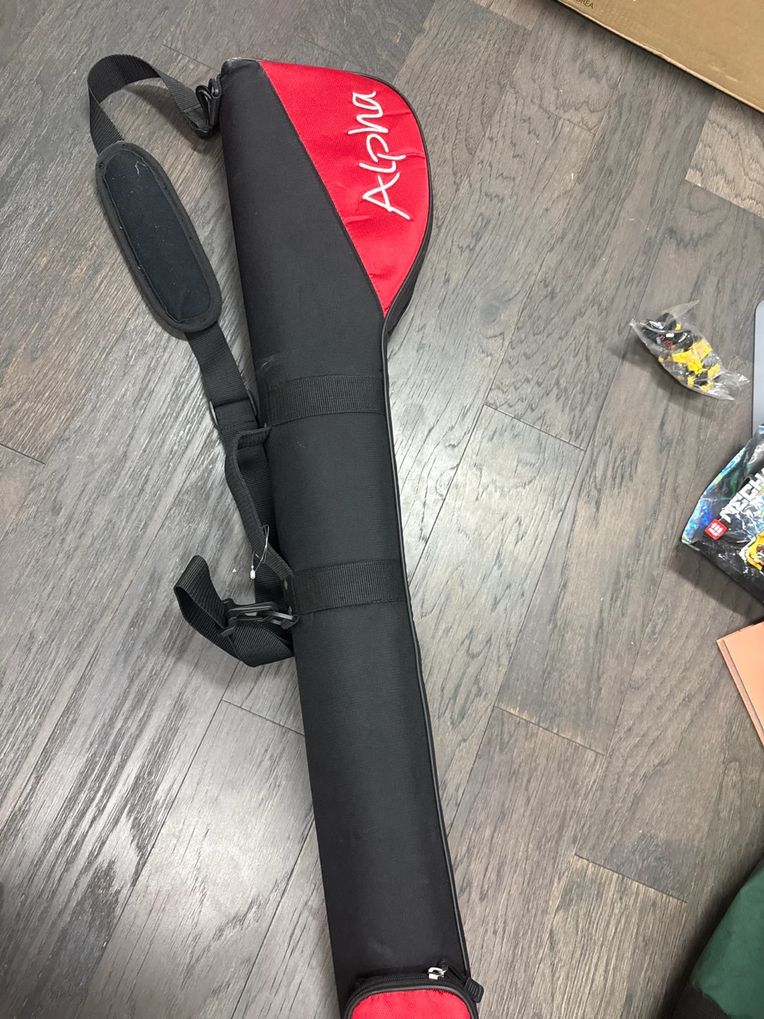 Alpha Black and Red Padded Bag