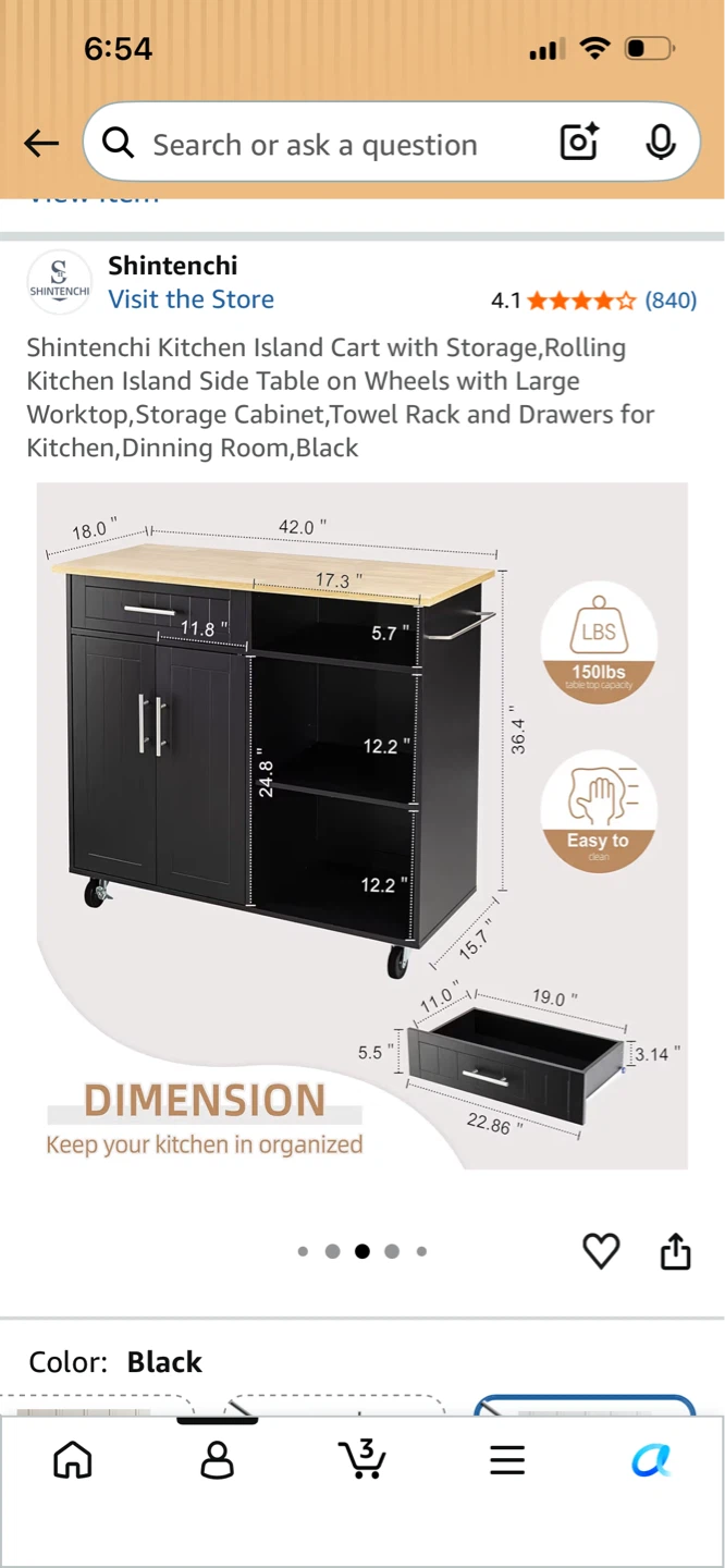 Kitchen counter/storage - photo 4