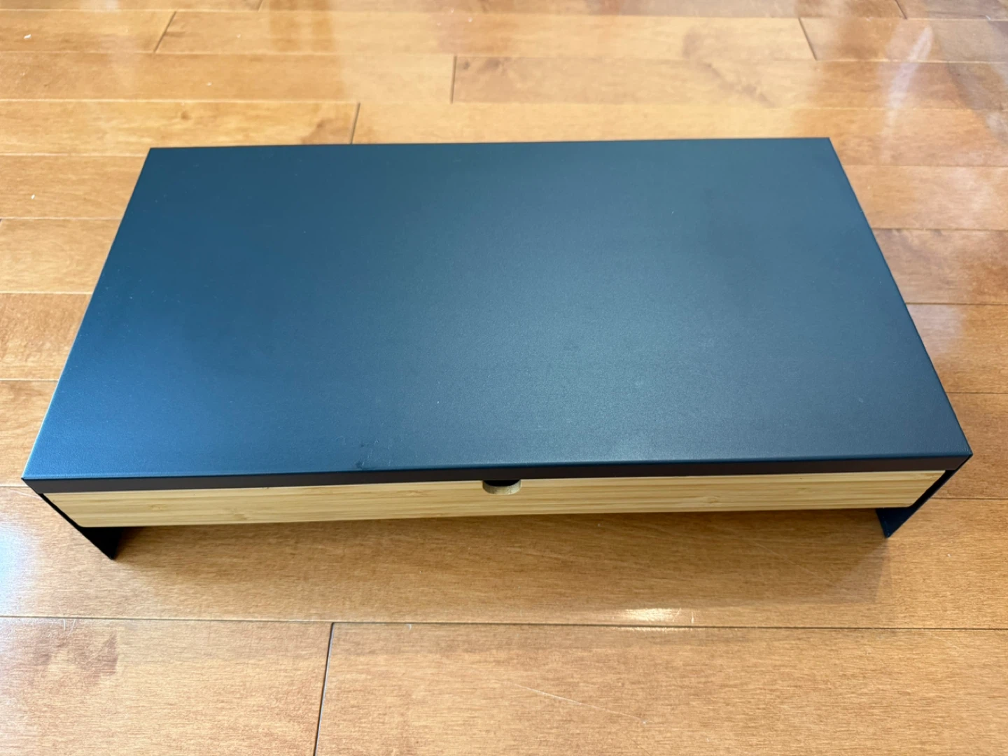 IKEA ELLOVEN Monitor Stand with Drawer - Anthracite